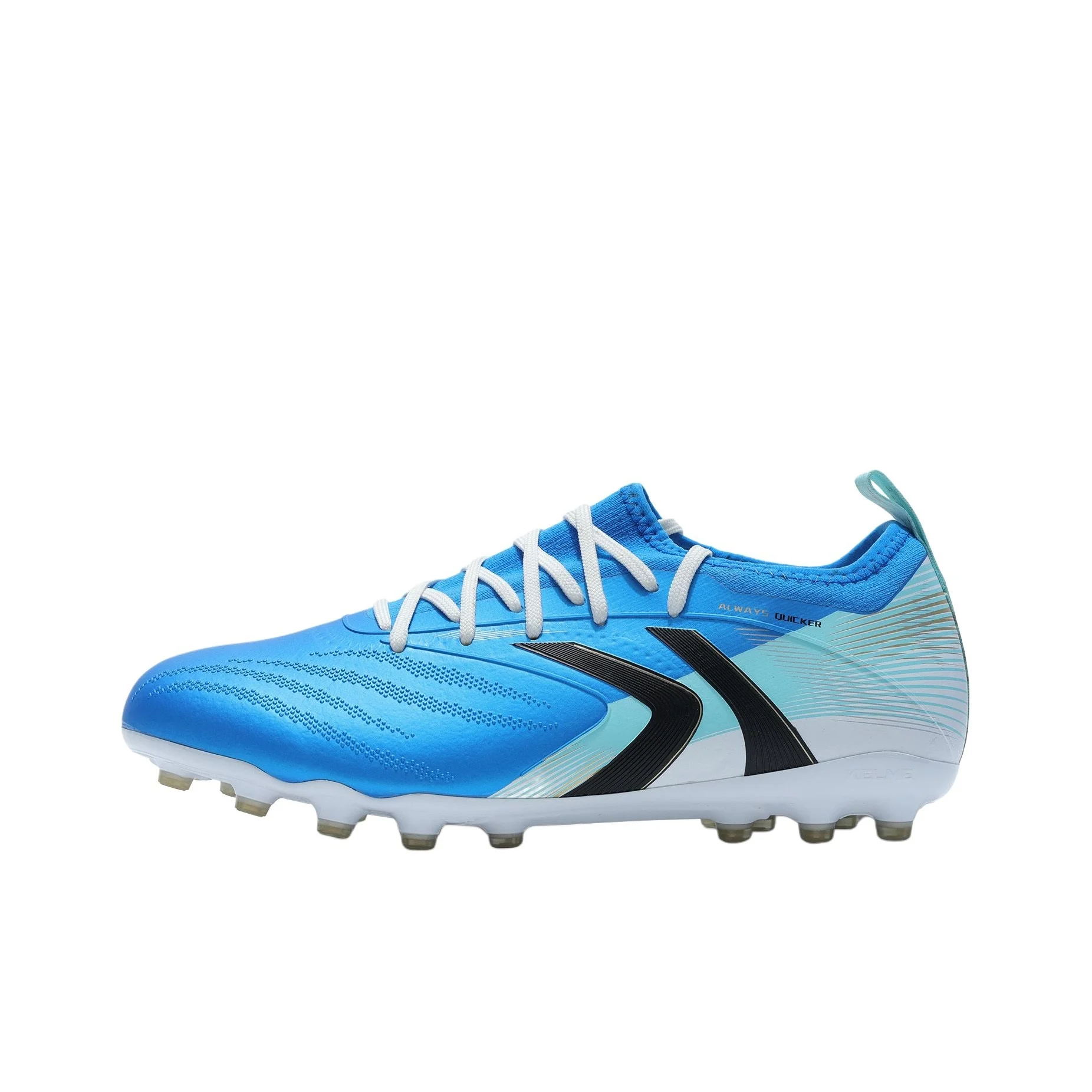 KELME V MACH 3.0 Soccer Shoes Unisex Low Top Colorful Blue White 8621ZX1424-