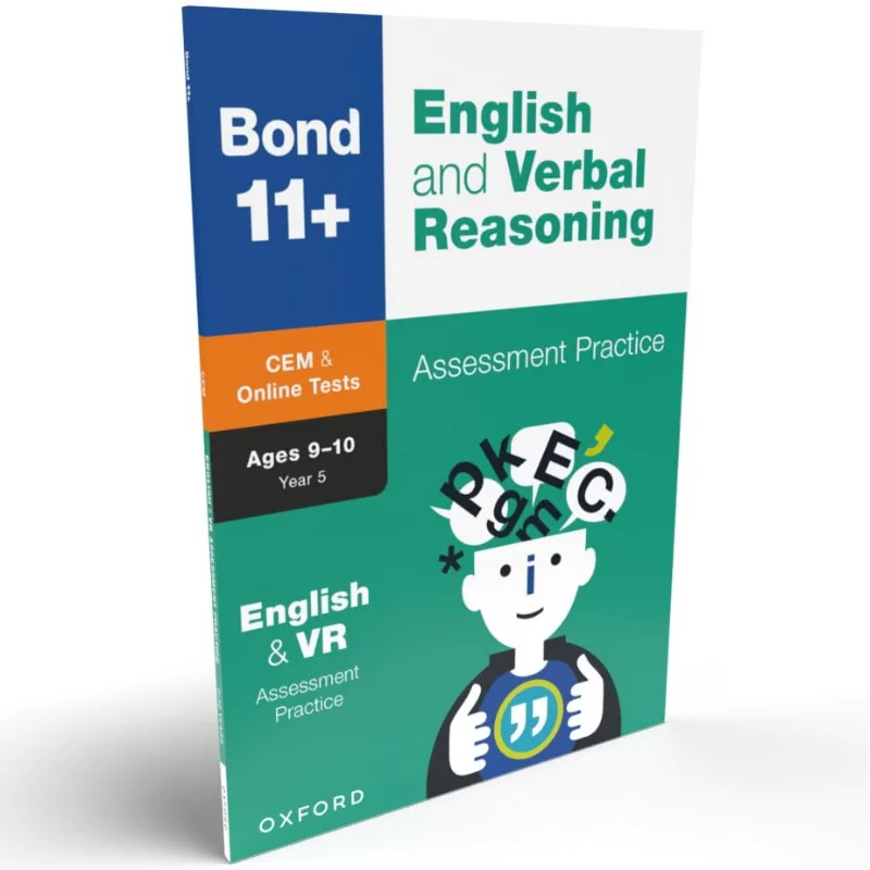 BOND 11 CEM ENGLISH  VERBAL REASONING ASSESSMENT PAPERS 910 NEW EDITION 2023 Bond 11 Oxford University Press 9780192779779 Book