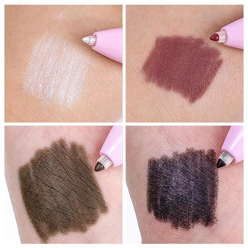ลิปไลเนอร์อเนกประสงค์ 4-in-1 อายไลเนอร์ และดินสอเขียนคิ้ว ชุด 4 สี