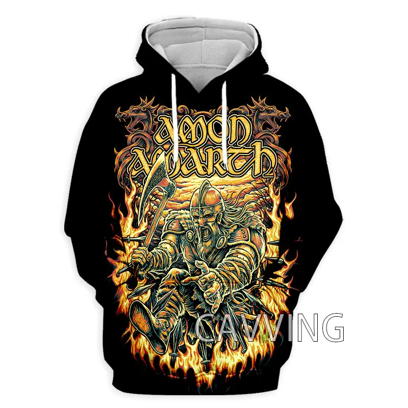 Amon Amarth 3D Printed Fashion Hoodies Hooded Sweatshirts Harajuku Hoodie Sweatshirts Tops Clothing for Women/men  h02