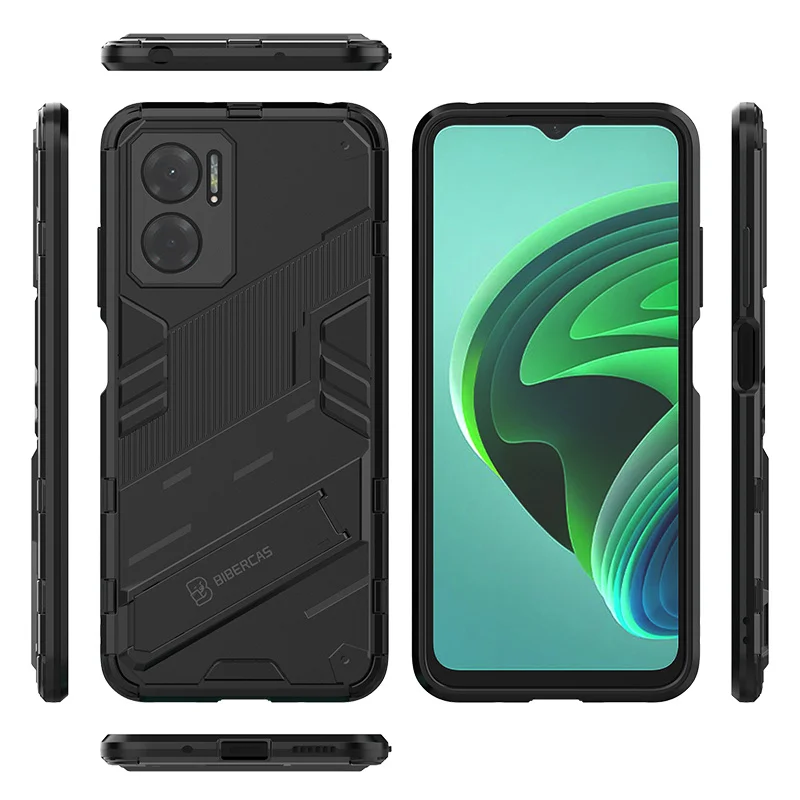 For Xiaomi Redmi 10 5G Cover Case For Redmi 10 5G Capas New Bumper Back Kickstand Shockproof Holder Cover For Redmi 10 5G Fundas