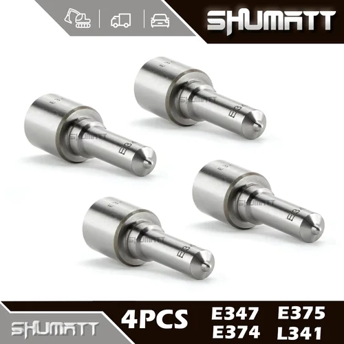 Nuevo 4 Uds E347 E374 E375 L341 boquilla de inyector de combustible Common Rail para inyector 28342997 28229873 28236381 EMBR00301D