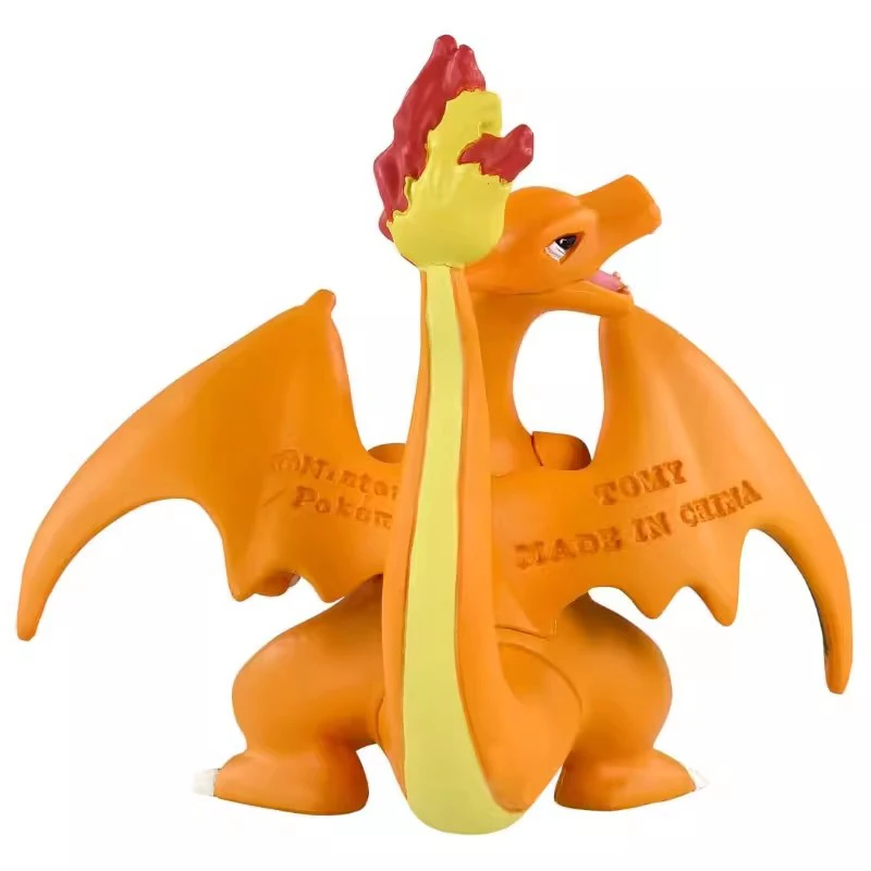 TAKARA TOMY Pokemon MS-15 Charizard modelo periférico figura de moda colección de muñecos de dibujos animados adornos juguetes para niños Decoración