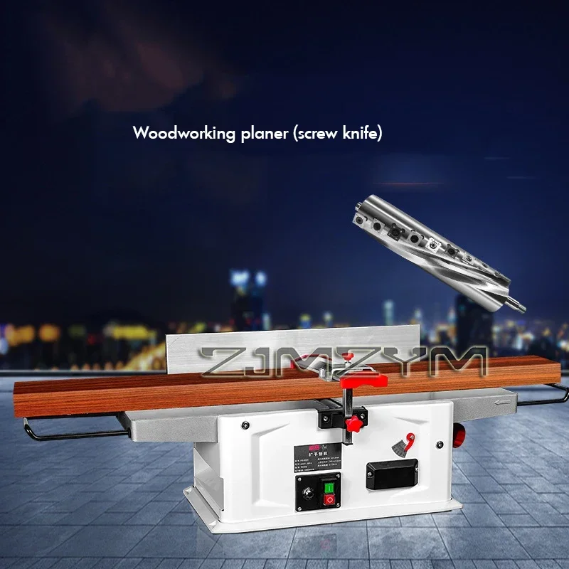 Desktop Eletric Wood Planer Multi-Function High Power Facing Machine Small Woodworking Eletric Planer Machine