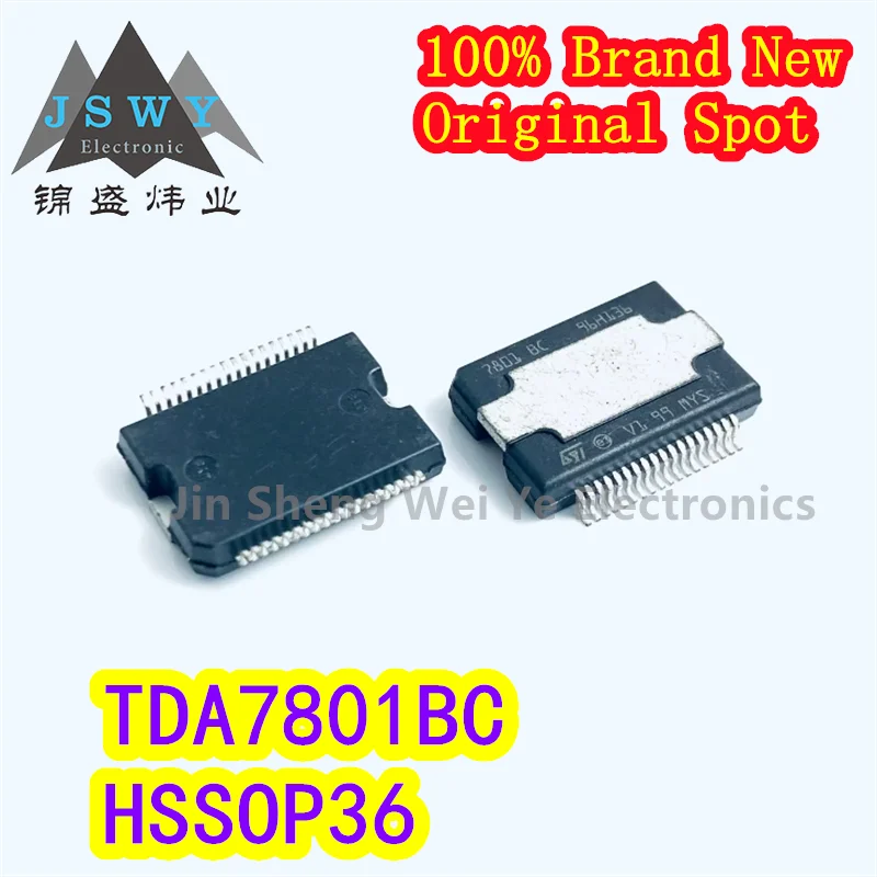 TDA7801BC TDA7801 7801BC HSSOP36 Car Audio Amplifier Chip 100% Brand New and Original ICs