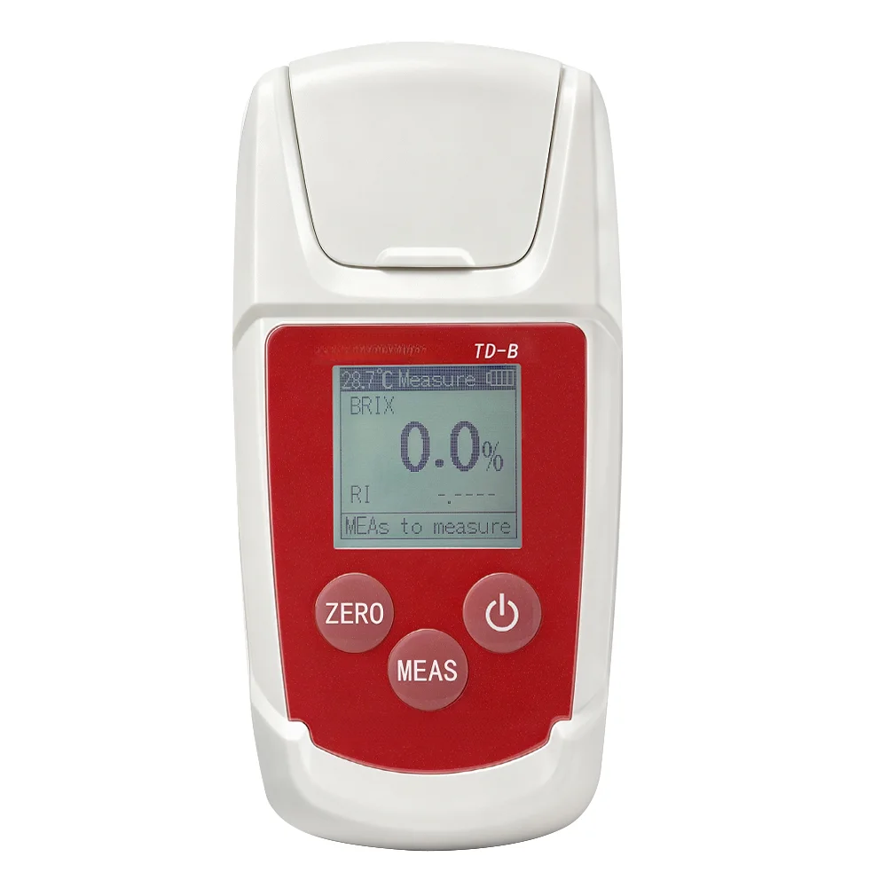 Digital For brix Refractometer with 0-93% Range and for Consistent For Sugar Measurement Fruits Honey and Beverages