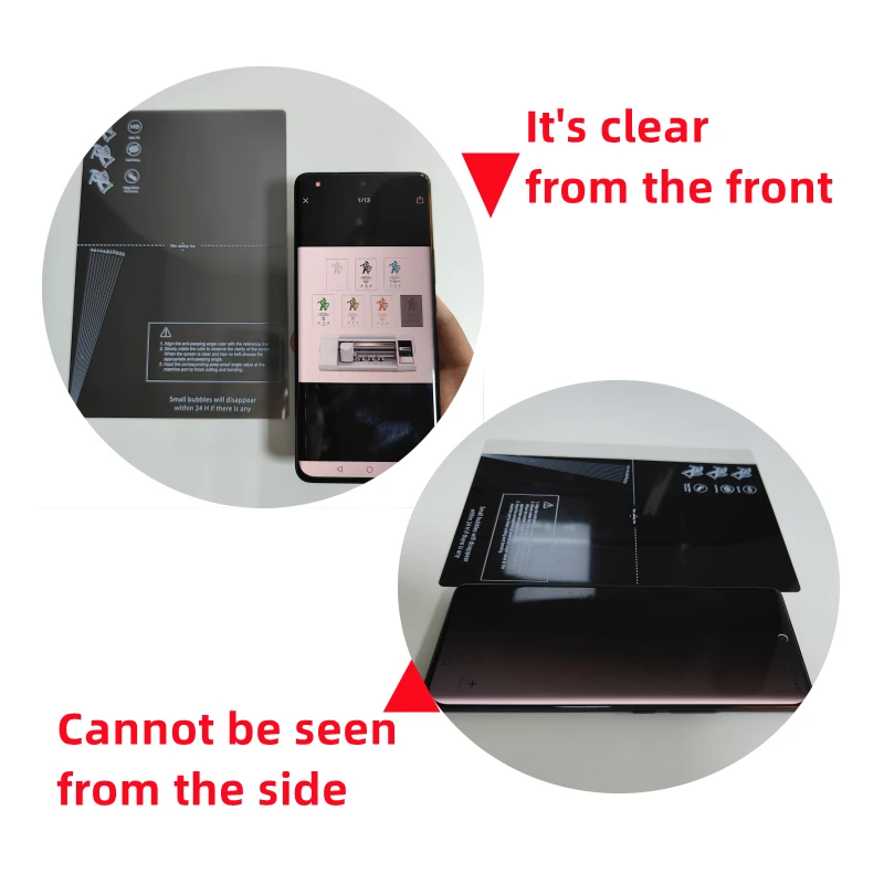 190x150mm Anti-peep HD Privacy Hydrogel TPU Film Screen Protector for Intelligent Cutting Machine Clear Privacy Protective Film