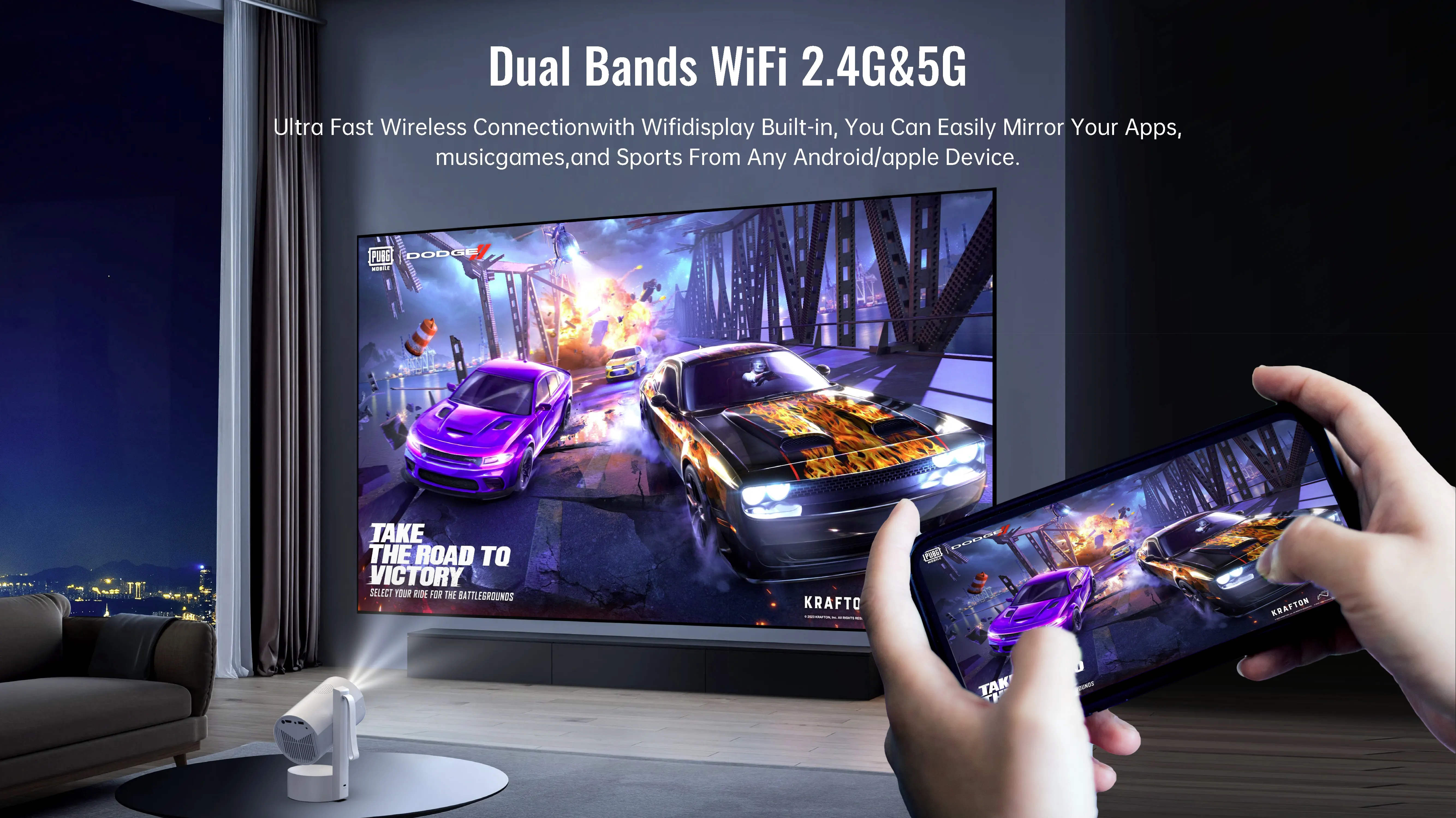 Dahili Bataryalı Android 13 Me - Smart Home Theater incelemesi ve fiyatı