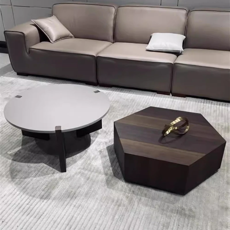 Luksusowe włoskie stoliki kawowe Nowoczesna estetyka Minimalistyczne eleganckie stoliki kawowe Modne wysokiej jakości meble Mesa Centro do domu