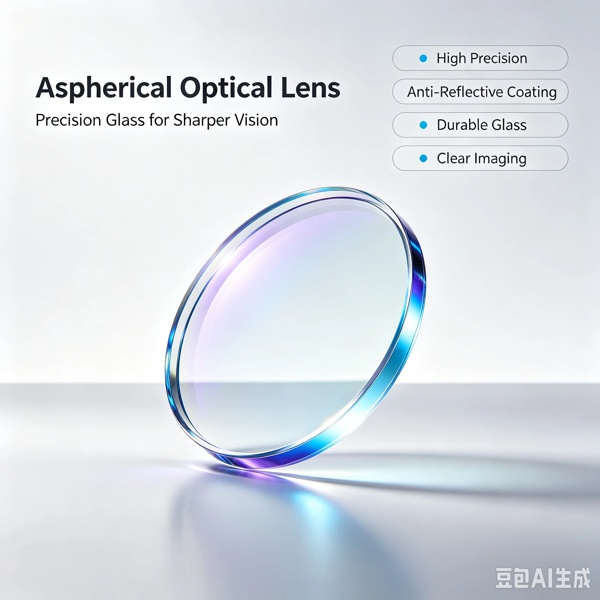 Aspherical lens manufacturer for lidar, custom plano-convex collimating lenses, ranging and scanning glass laser lenses