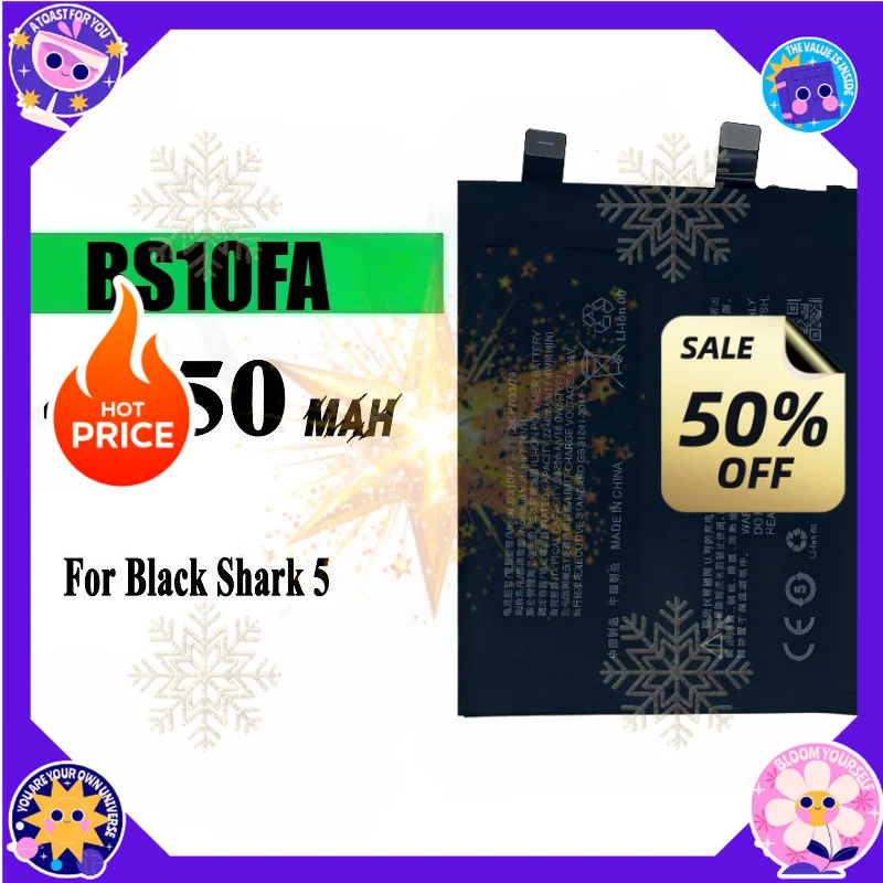 SWZY BS01FA BS03FA BS08FA BS10FA Battery For Xiaomi Black Shark 1 2 2 pro Black Shark 4 pro 4S 5 Pro Phone Battery