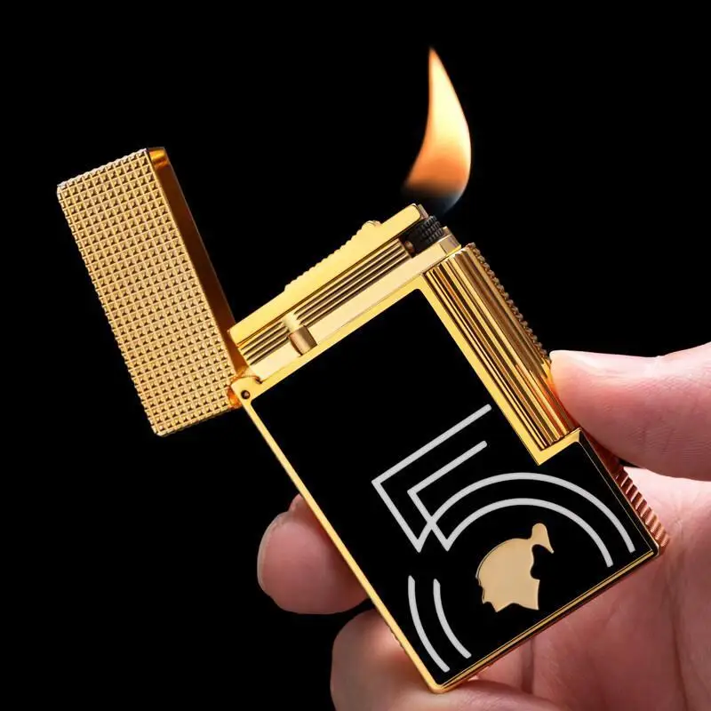 Cigar Lighter Inflatable Portable Metal Windproof Lighter