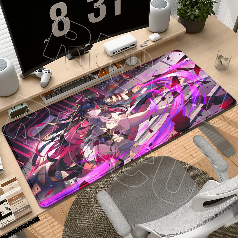 Large Anime Shinku Mouse Pads Neverness To Everness NTE Kawaii Girl Gaming Keyboard HD Printing Tablepads PC Office Non-slip Mat
