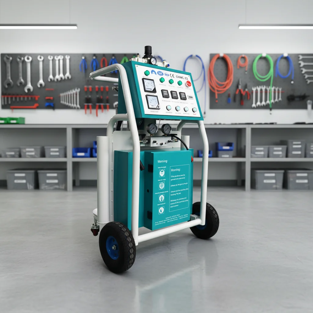 Versatile CNMC-E3 Pneumatic Foam Sprayer With 7.5Kw Heating Power Ideal For Commercial Insulation Tasks