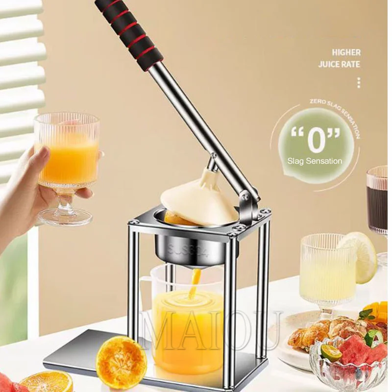 เครื่องคั้นน้ำผลไม้เชิงพาณิชย์อเนกประสงค์ เครื่องคั้นน้ำผลไม้ส้มแบบมือกด เครื่องคั้นน้ำส้ม มะนาว ทับทิม