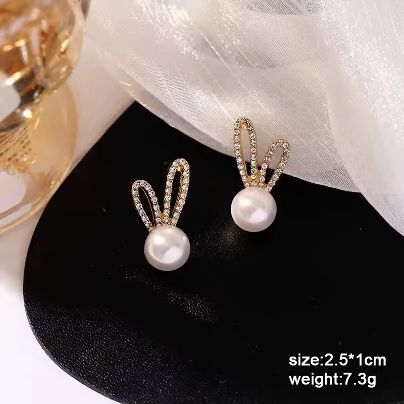 Pure White Women's Dangle Earrings Blooming Flower Acrylic Enamel Butterfly Imitation Pearl Heart Hanging Earrings Elegant brinc - Image 40