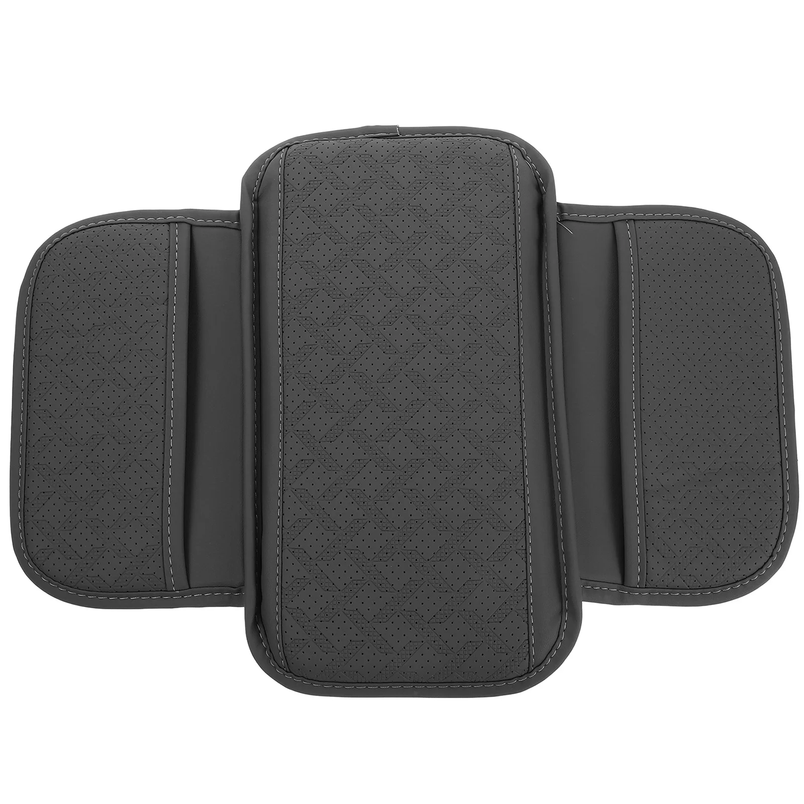 

Upgradeable Car Armrest Box Cushion Center Pad Support Spacious Storage Durable Pu Universal Fit For Most