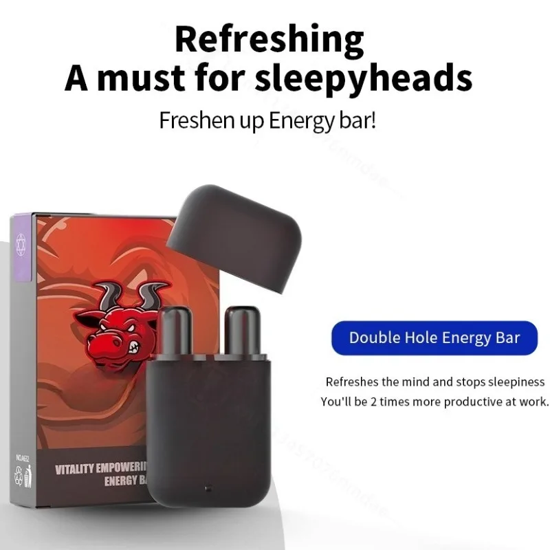 Portable Nasal Inhaler Energy Stick, Refreshing Awakening Aroma Stick for Driving Drowsy Stay Awake Relieve Fatigue
