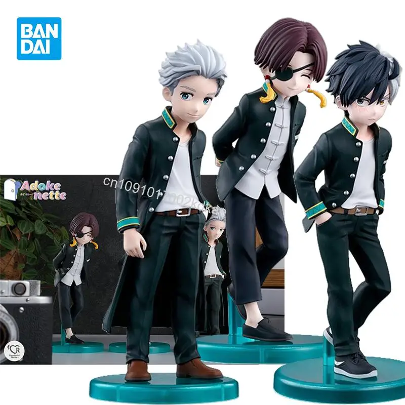 

In stock Bandai Original Adokenette WIND BREAKER Sakura Haruka Umemiya Hajime Suo Hayato Action Figures Collection Model Toy