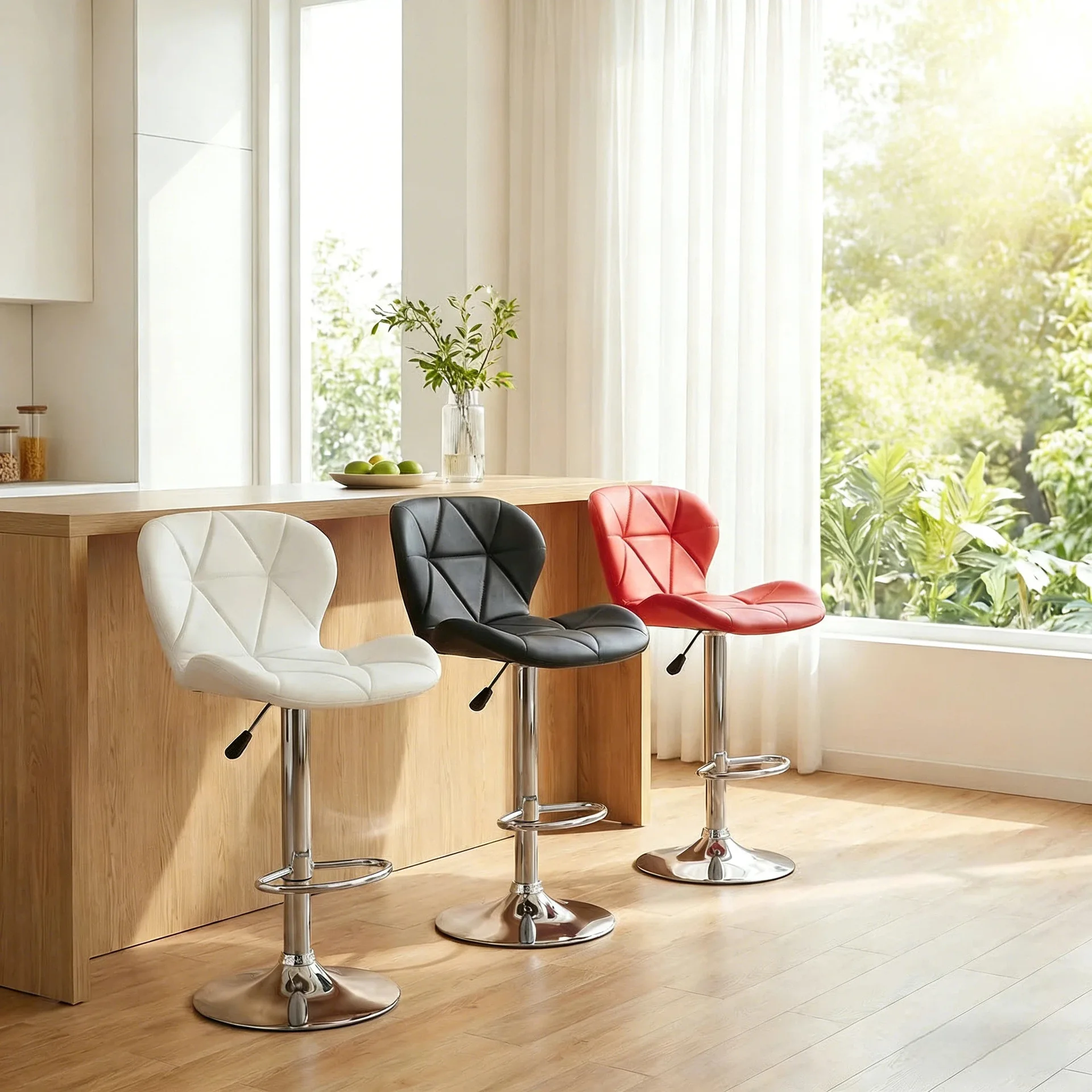 HYS light luxury diamond bar chair lift rotating bar chair household high chair bar  front desk