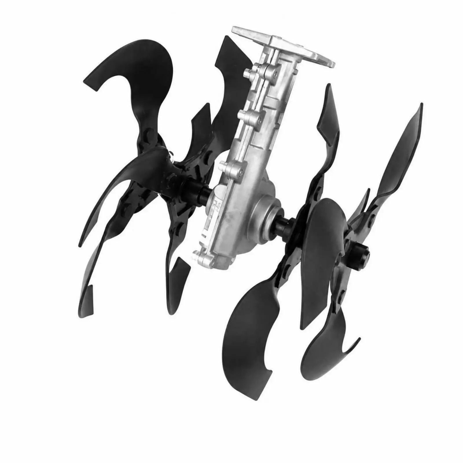 Trenching and Weeding Wheel Attachment High Hardness Brush Cutter Wheel with Manganese Steel Blades Blade Heavy-Duty