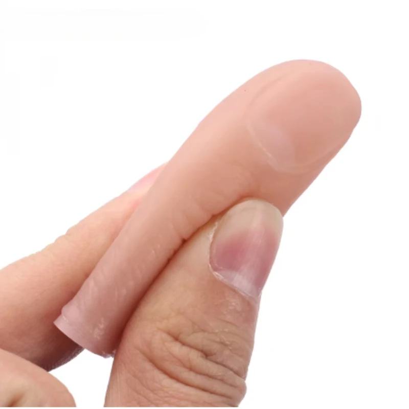 1pcs Soft Thumb TIP Finger PARTY Prank Magic Trick Close Up Vanish ปรากฏ Finger Trick Props นวนิยายตลก Magic ของเล่น