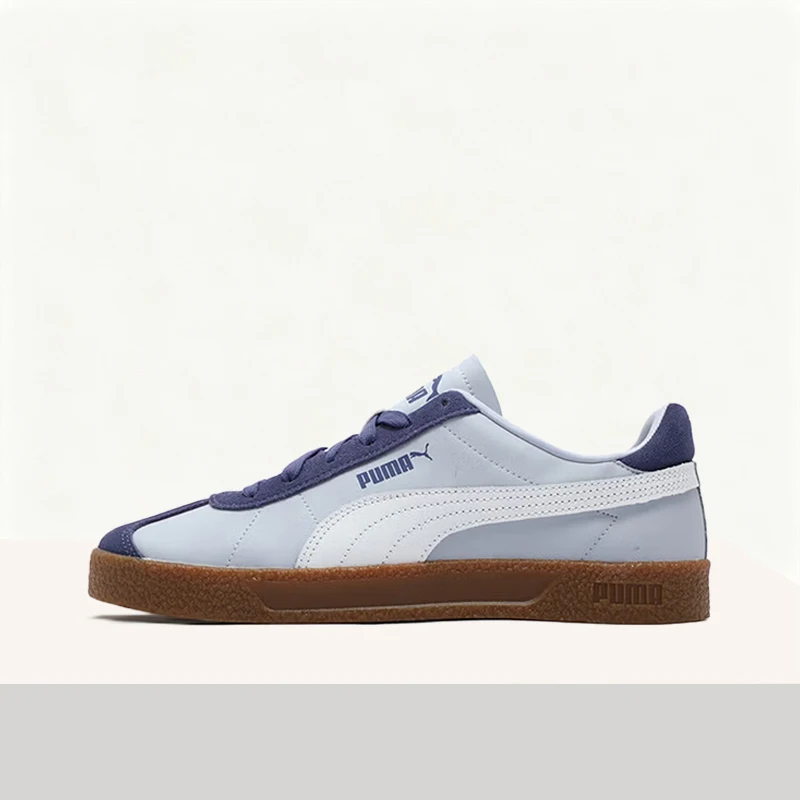 Puma Club SL: Shock-Absorbing, Durable, Breathable, Snug-Fitting Low-Top Casual Sneakers (Unisex) - Sky Blue 401515-09