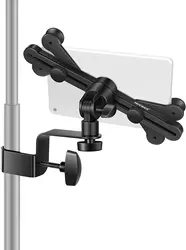 Neewer 6''-11'' Adjustable Music Mic Microphone Stand Tablet Mount with 360 Degree Swivel Holder for Apple iPad Pro Air Mini