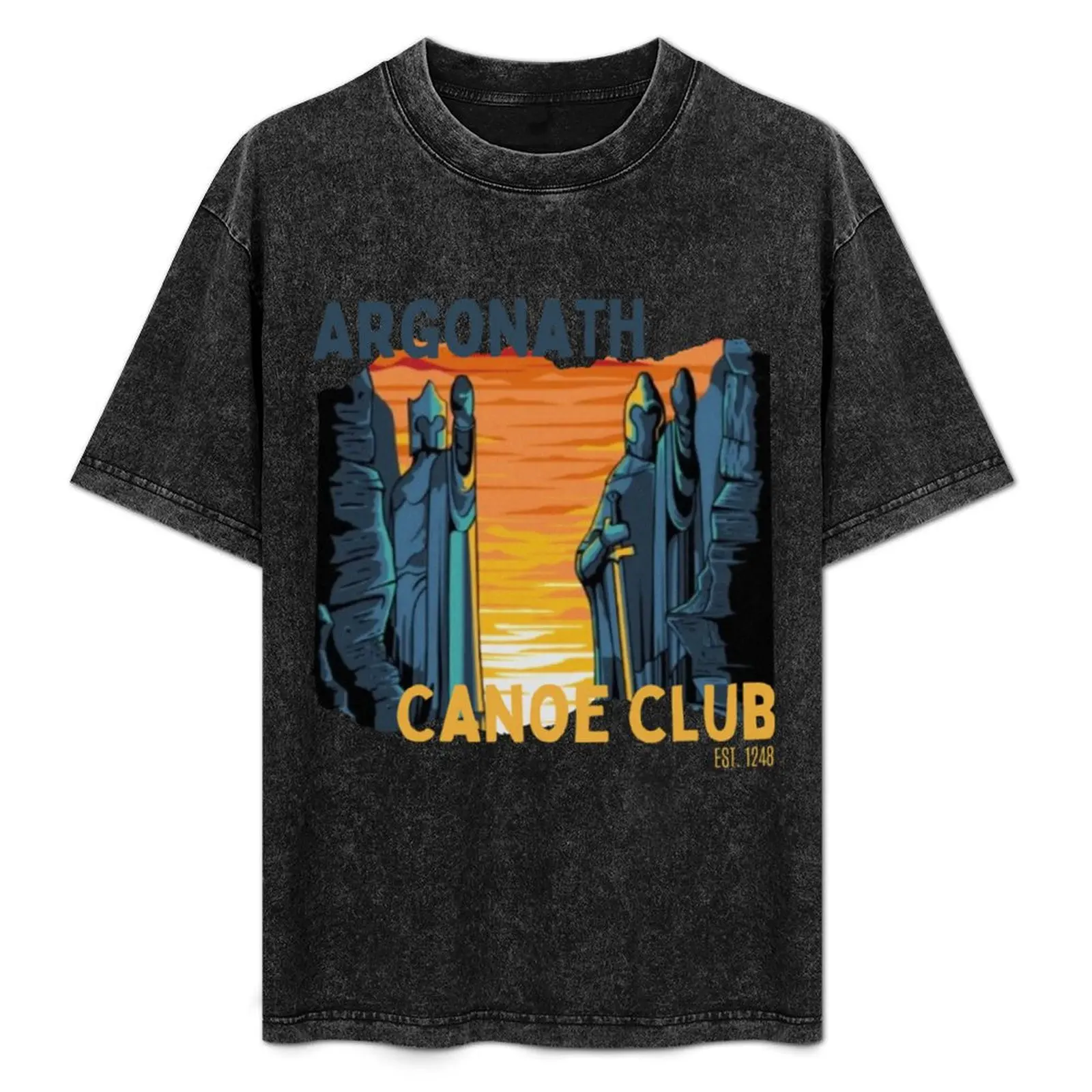 

Canoe T-Shirt Soft Basic Cotton Short Sleeve Tee