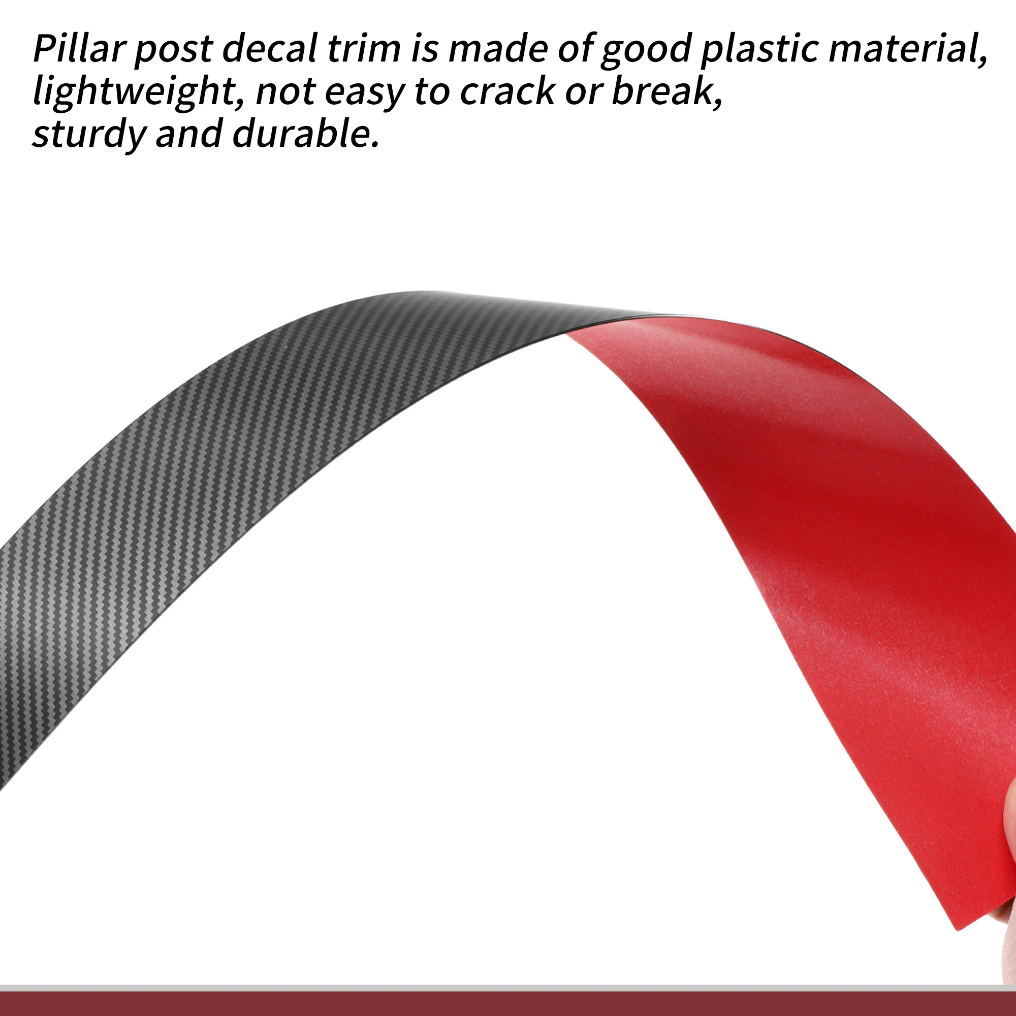 UXCELL Front Rear Left Right Door Pillar Window Trim for MG MG7 2006-2013 6 Pcs