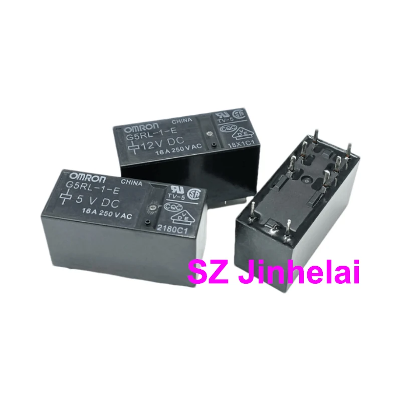 10pcs Authentic original OMRON G5RL-1A-E G5RL-1-E 24VDC 12VDC 5VDC Relay DC24V  DC12V  DC5V