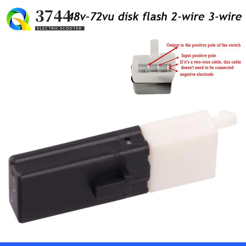 Image of 48V 72V Motorrad Elektroauto LED-Beleuchtung Roller Blinker Elektrofahrzeug Blinker Blinker Silent Controller