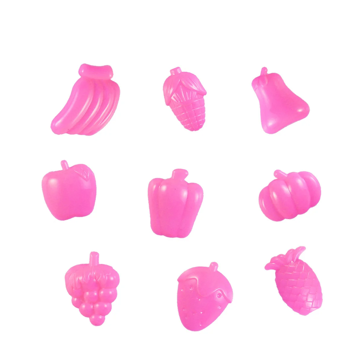 9pcs Play Sand Molds Beach Sand Toys Set Sand Tray Toys Sand Molds Set for Kids(Fruit Shape/ Random Color)