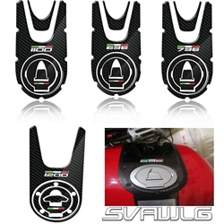 Dla Ducati Monster 696 796 821 1100 1200 Diavel 3D Carbon-look gaz motocyklowy Cap naklejka chroniąca osłona zbiornika