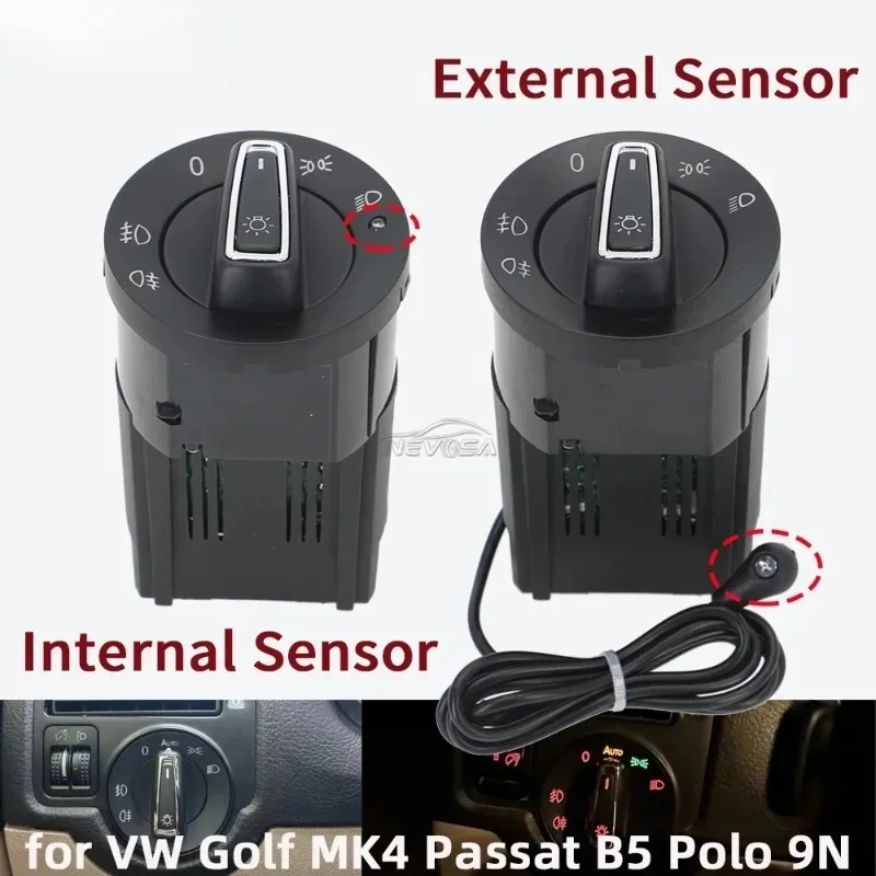 1 Pc Car Headlight Control Module Sensor Switch, Fog Light Activation & Auto Dimming Switch