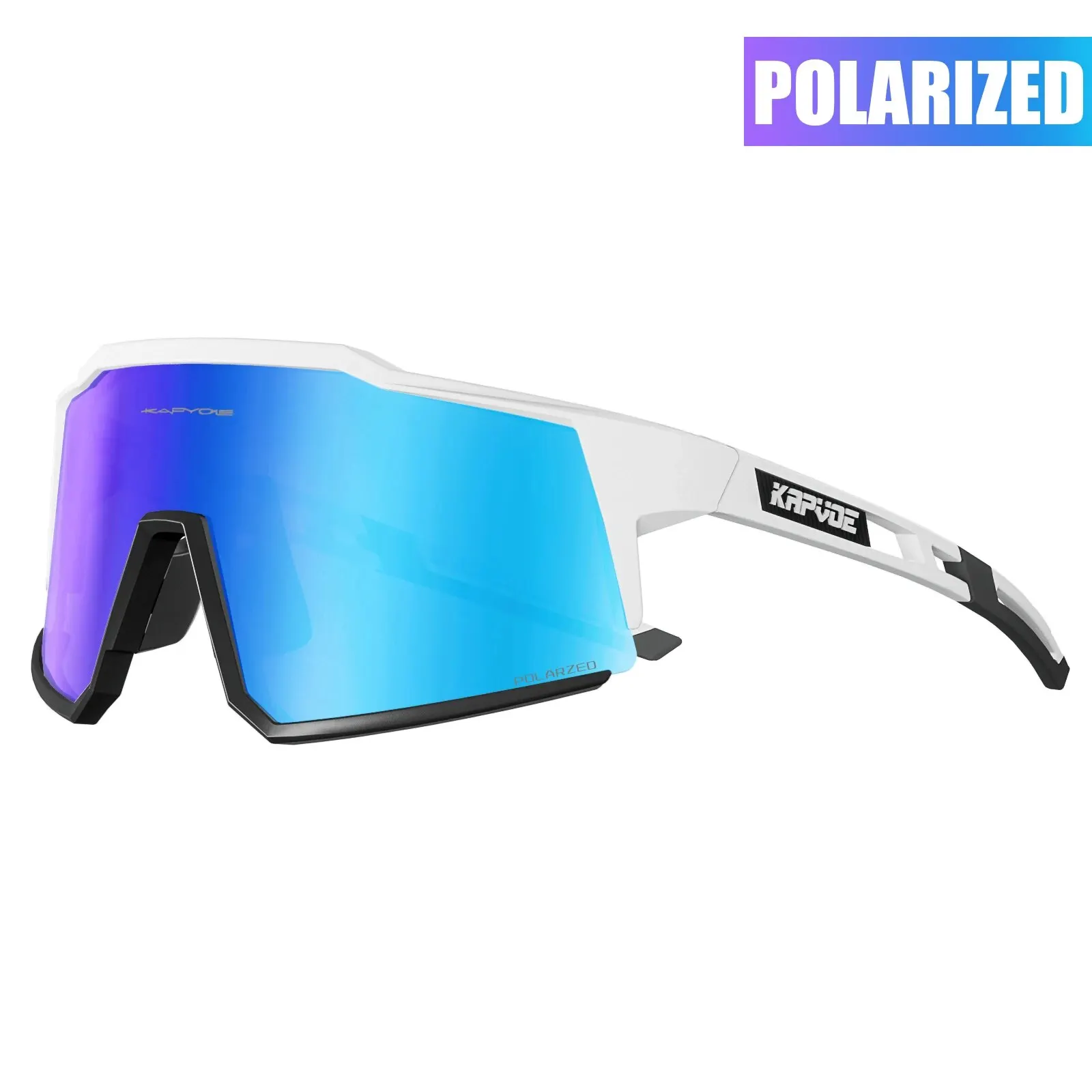 Kapvoe Fietsbril Gepolariseerde MTB Racefiets Bril UV400 Bescherming Zonnebril Ultra Lichte Sport Brillen Apparatuur