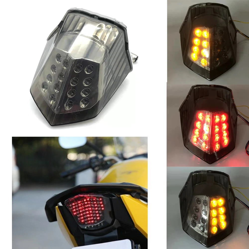 

Fits for Yamaha FZ6R XJ6 Diversion F ABS XJ6S XJ6F 2009-2016 Motorcycle LED TailLight Brake Turn Signal Integrated Tail Lights