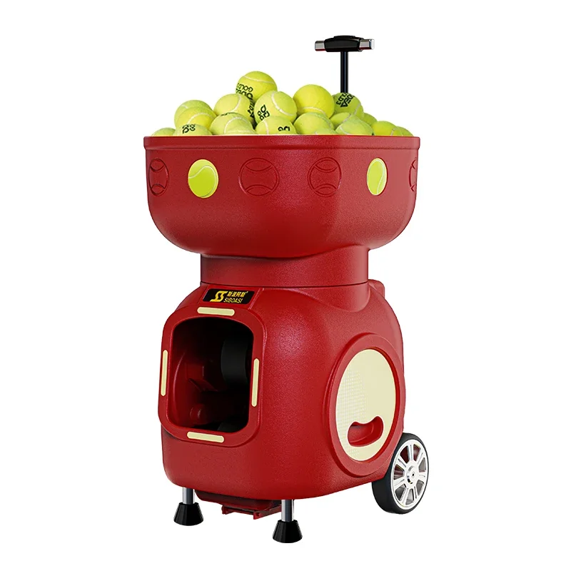 

China Factory Intelligent Automatic Tennis Ball Shooting Machine APP control Tennis Practice Training Serving Machine for Player