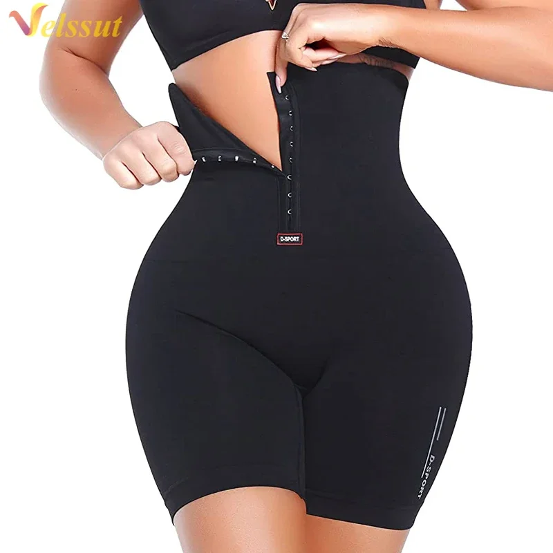 Velssut Spandex Shapewear for Women Faja Tummy Control Panties Hight Waist Body Shaper Underwear Adjustable Waist Cincher Brief