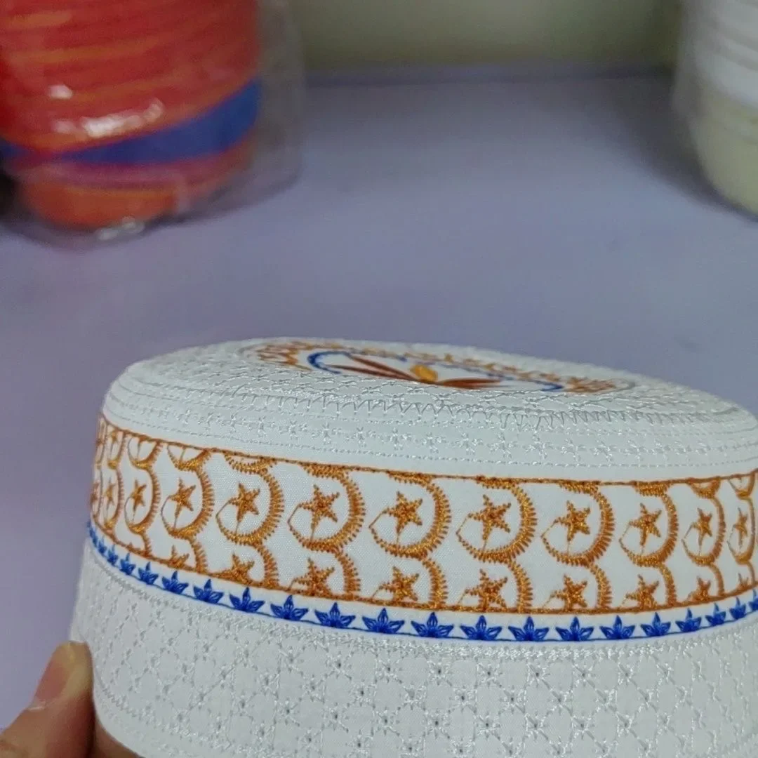 Muslim Caps For Men Clothing Tax Products Turkey  Prayer Mesh Jewish Hat Kippa Islamic Kufi Topi Embroidery