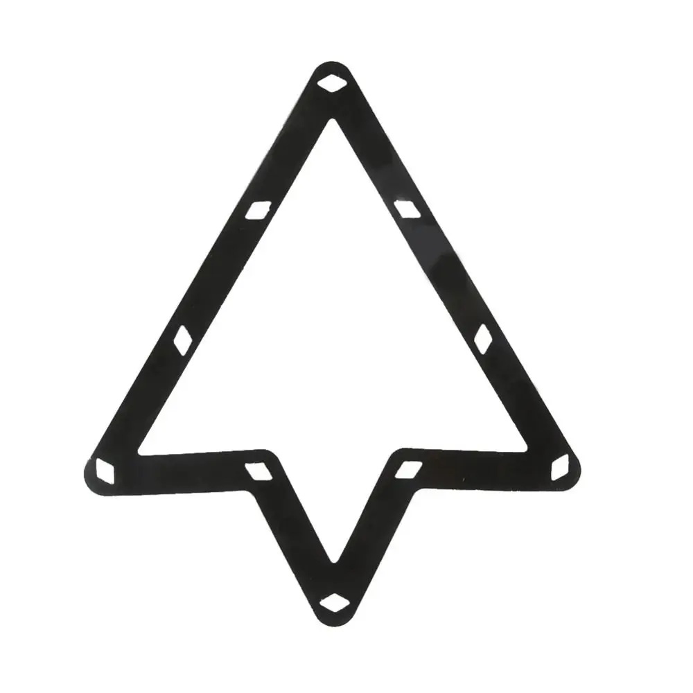 三角形ビリヤードテーブルマジックステッカー再利用可能なプールキュービリヤードプレーサーステッカー配置ラックボールホルダービリヤードラックシート