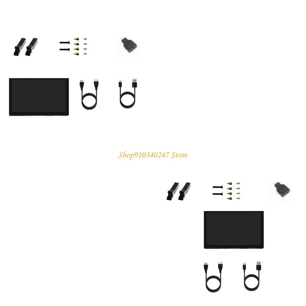 

Q22A 5inch Touchable Screen Display Monitor Panel LCD Capacitive Touchable Display 1024x600 For 5 3B+ 4B Development Board