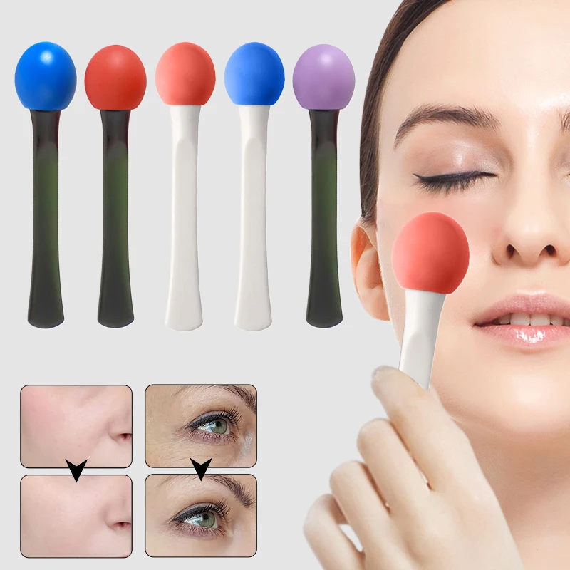 Eye Roller Massage Stick Eye Cream Applicator Cosmetic Spatula Anti Wrinkle Facial Spoon Gold Alloy Face Thin Skin Care Tool