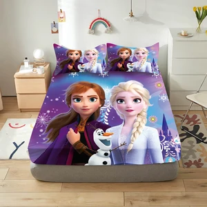 In Frozen in 2/3 chiếc Lençol Bed Set 100% trang trí anime polyester phù hợp cho trẻ em và người lớn 10 Bán hàng chính Edredom Frozen Cover - №2
