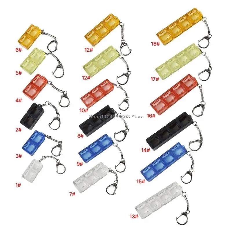 Switches Tester Keychain for Mechanical keyboards Keychain Sampler 2/3/4 Holes