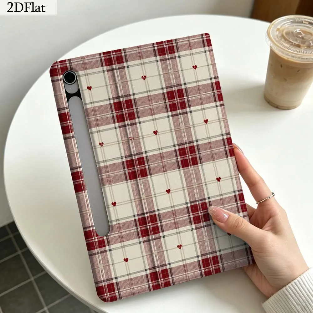 Stripes Polka Dots Art For Samsung Galaxy Tab S11 S10 S9 S8 S7 S6 A11 A10.1 A9 A8 A7 Ultra FE Plus Soft Tablet Case Gift