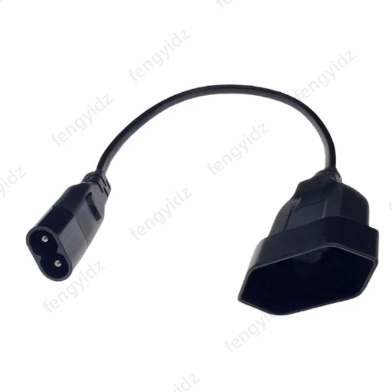 IEC320 C8 Male to Europe Schoko CEE7/16 Outlet Female socket Power Extension Cable For PDU UPS*