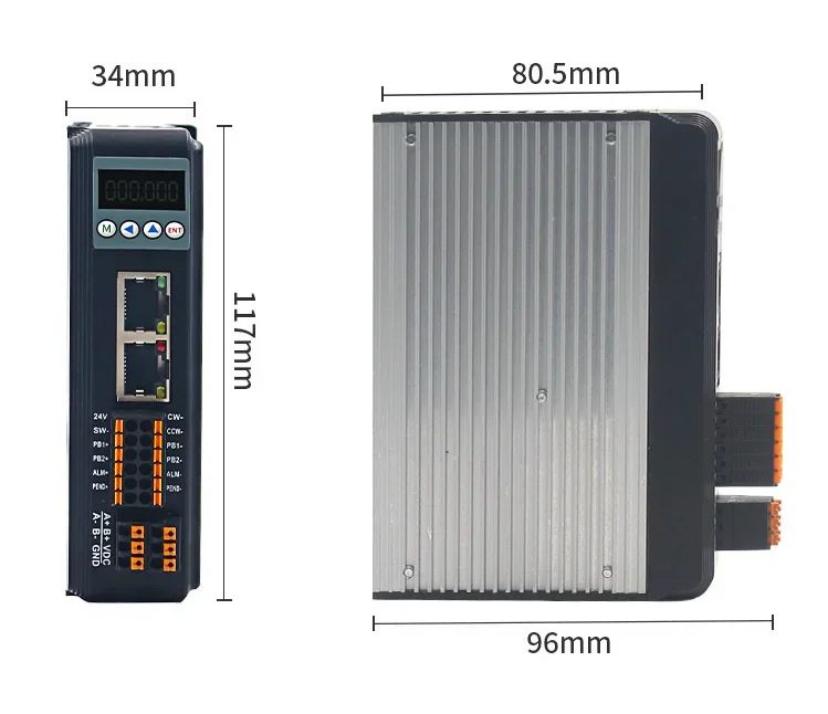 Controlador de Motor Paso a Paso Digital Híbrido JMC para Motor Nema 34, Controlador Ethercat 2DM880-EC