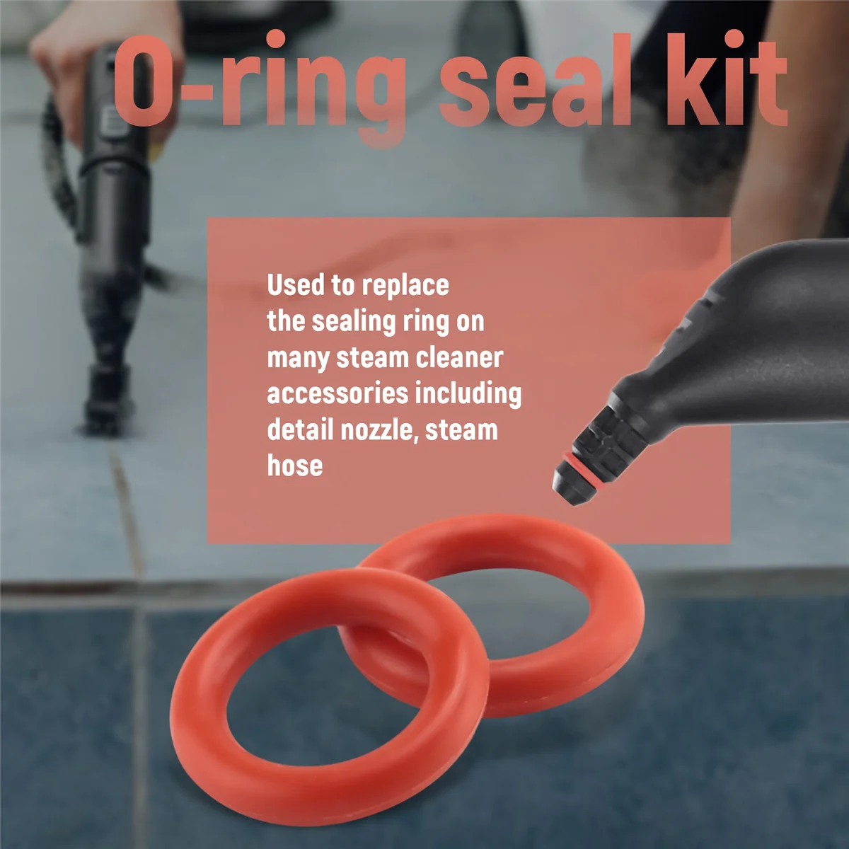 A02V-O-Ring 고무 링, Karcher SC2 SC3 SC4 SC5 CT10 스팀 청소기에 적합, 10 팩