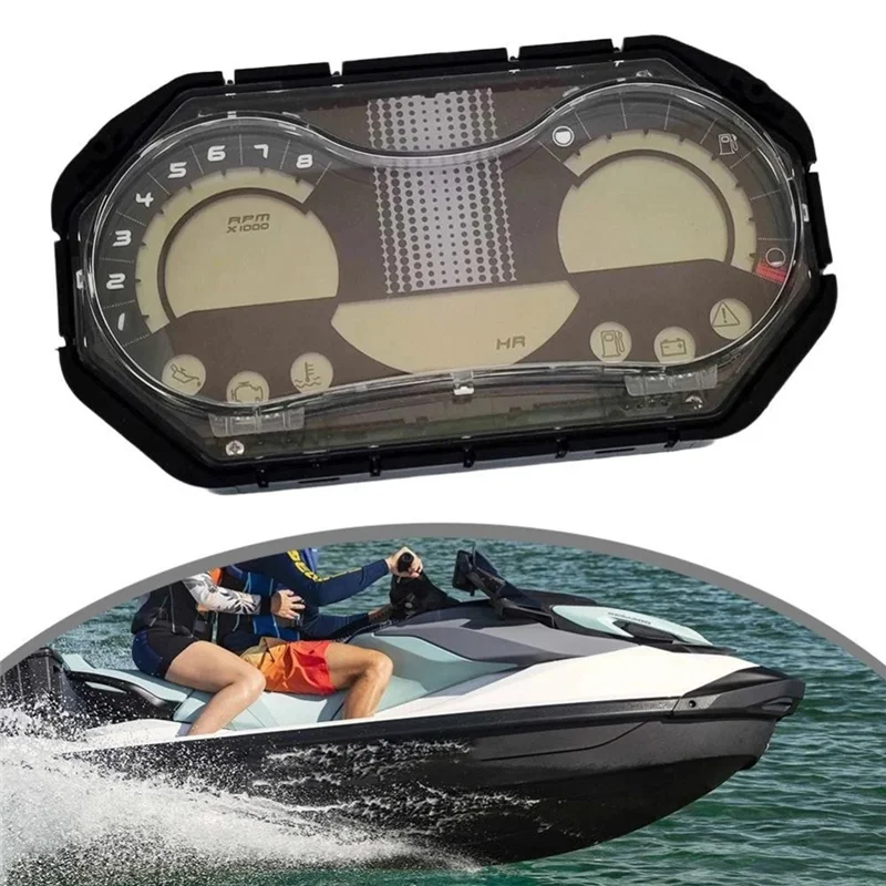لملحقات Sea-Doo GTI عداد السرعة بإطار كروم 278002070 278002217 العلامة التجارية الجديدة